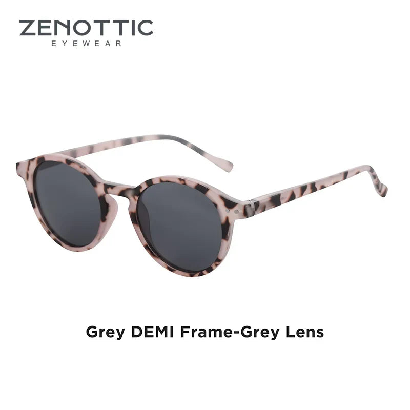 Polarized Sunglasses Round Retro Unisex Eyewear Summer 2026 Trend UV400 Protection