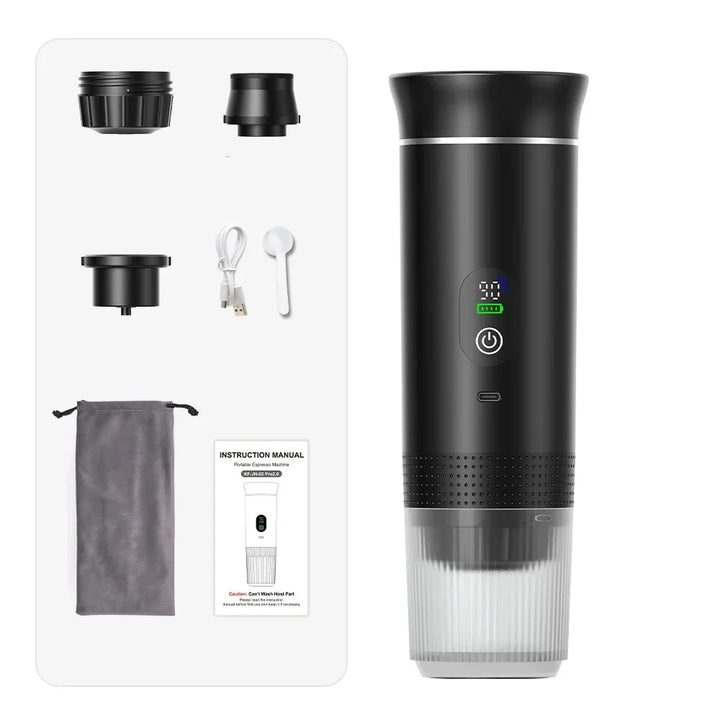 Portable Espresso Machine Wireless 3 In 1 Travel Car Camp
