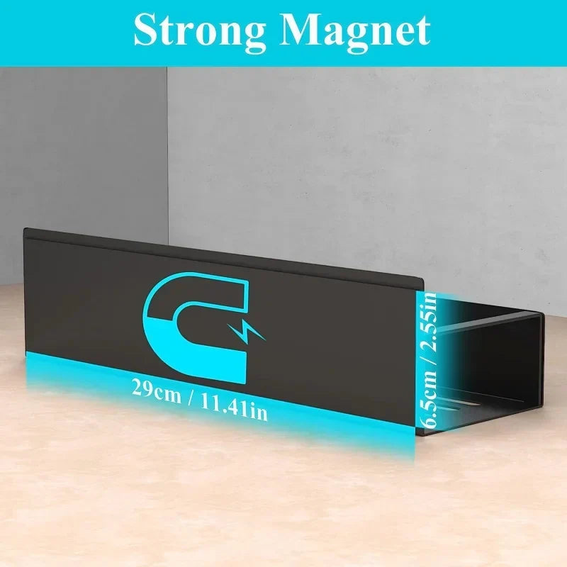 Magnetic Refrigerator Shelf Organizer Rack Space Saving