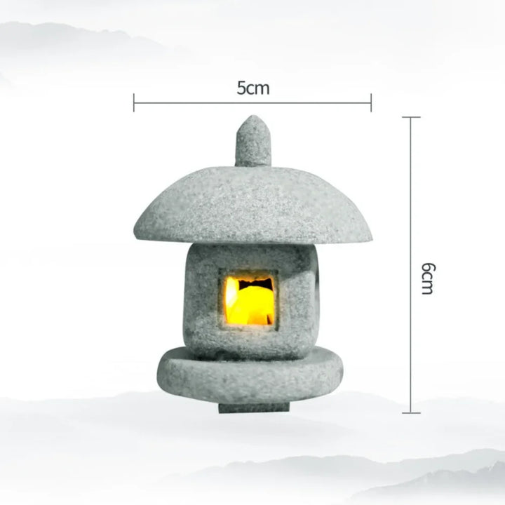 Pagoda Lantern Garden Statue Zen Yard Light Miniature Lamp for Micro Landscape Decor Fall 2026 Trend
