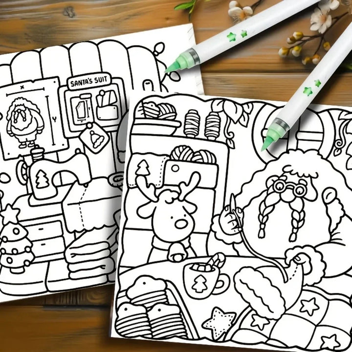 Christmas colouring Book For Kids - Mindful Fun, Family Bonding Holiday Gift 2025