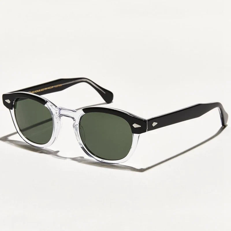Polarized Sunglasses Vintage Round Acetate Frame Summer 2026 Driving Glare Reduction Gift Idea