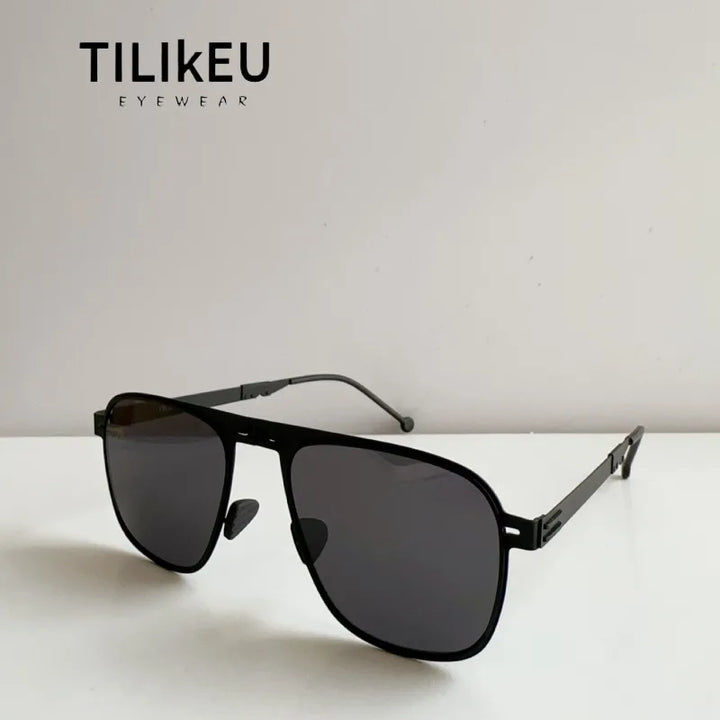 Sunglasses Polarized Pilot Style Foldable Steel Frame UV400 Protection for Driving and Fishing Summer 2026