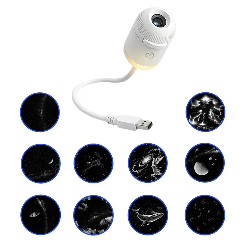 Galaxy Star Projector Night Light 2-in-1 Mood Lamp With Adjustable Brightness Viral Fall 2026 Gift