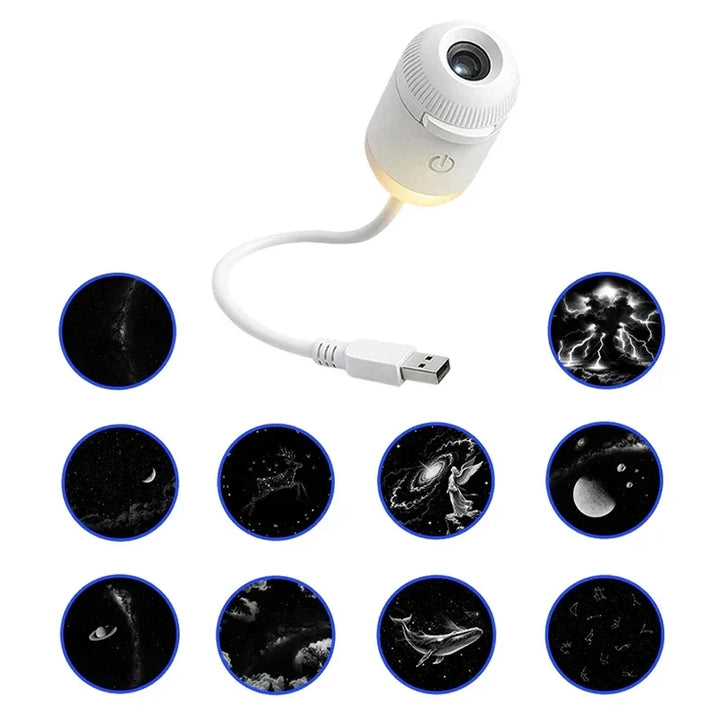 Galaxy Star Projector Night Light 2-in-1 Mood Lamp With Adjustable Brightness Viral Fall 2026 Gift
