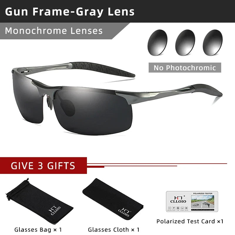 Photochromic Sunglasses Polarized Day Night Driving Glasses With Anti Glare UV Protection Summer 2026