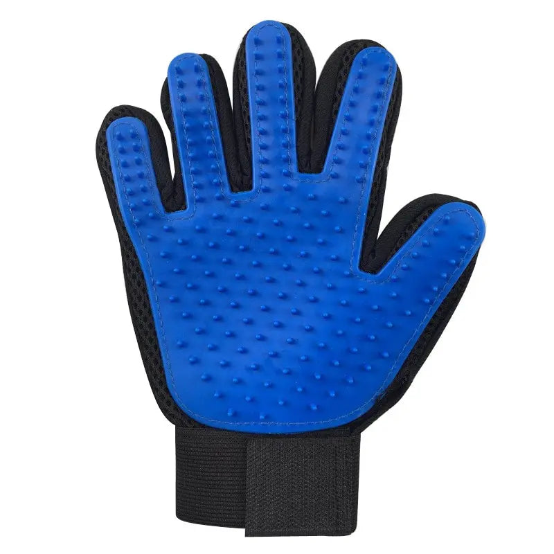 Silicone Pet Grooming Gloves for Cats &amp; Dogs - Hair Removal, Bathing &amp; Massage Tool