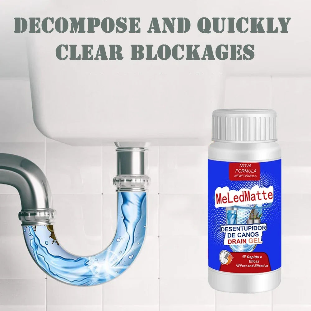 Drain Cleaner Gel Powerful Pipe Dredging Agent For Fast Sewer Unclogging 2026 Home Cleaning Trend