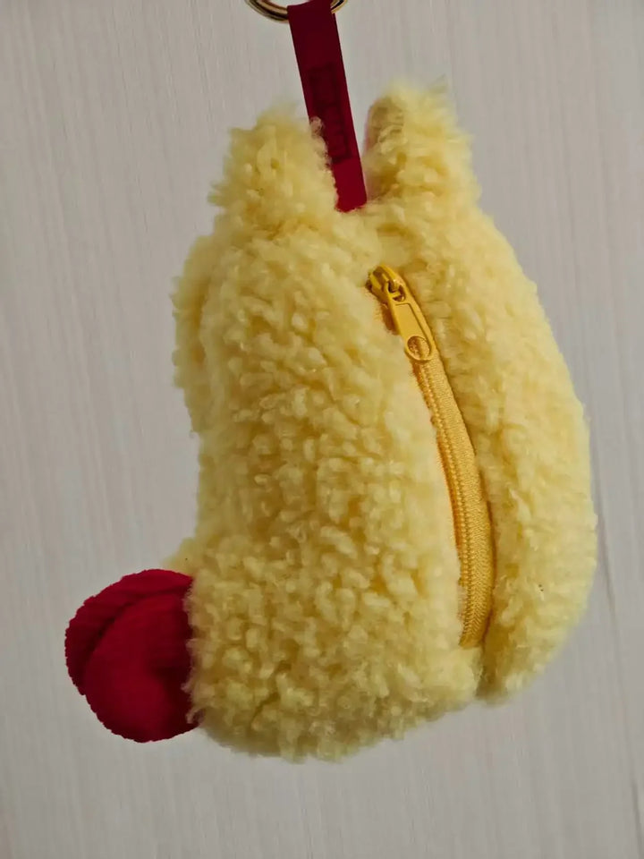 Tempura Shrimp Plush Earphone Bag Keychain Accessory