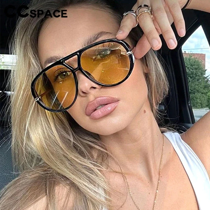 Oversized Sunglasses Vintage Luxury Frame Summer 2026 Trend CE Certified Gift Idea