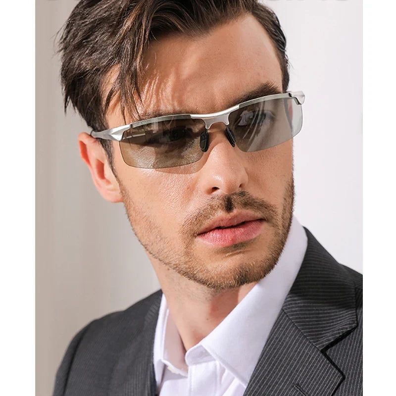 Photochromic Sunglasses Polarized Day Night Driving Glasses With Anti Glare UV Protection Summer 2026