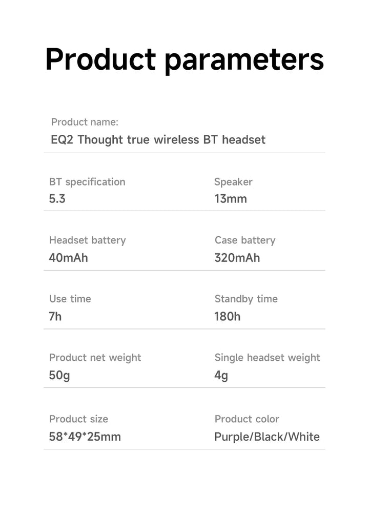Wireless Bluetooth 5.3 earbuds – waterproof, USB-C charging, touch control, built-in mic 2026