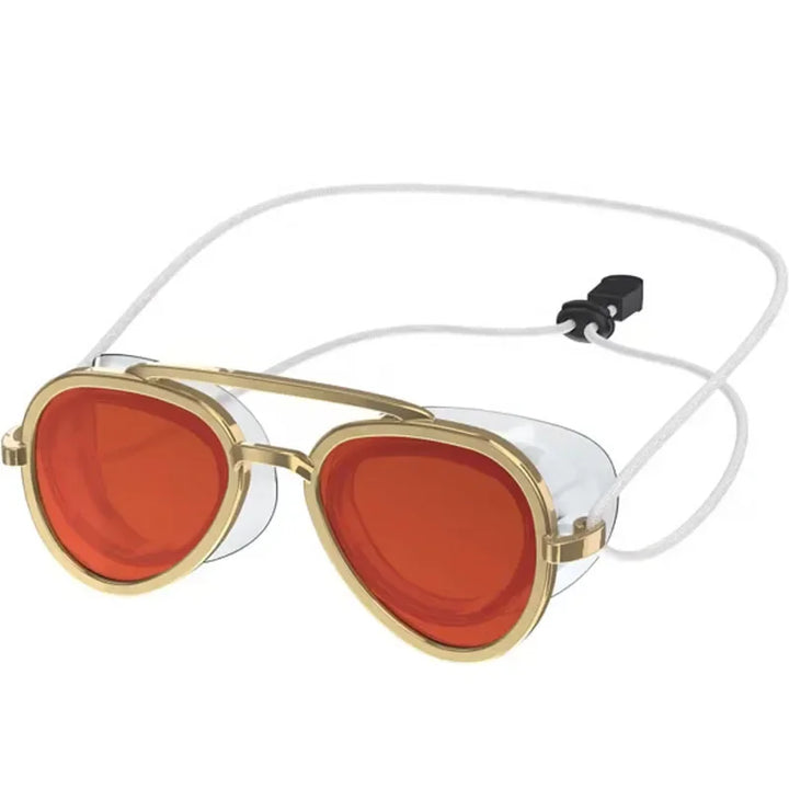 Wide Angle Anti-Fog Swimming Goggles – Full View Retro Frame Unisex Pool Swim Eyewear 2026