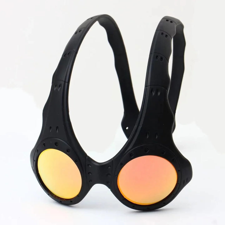 Sunglasses Metal Frame Oversized Round Lens Eyewear For Outdoor Cycling TikTok Viral Retro 2026