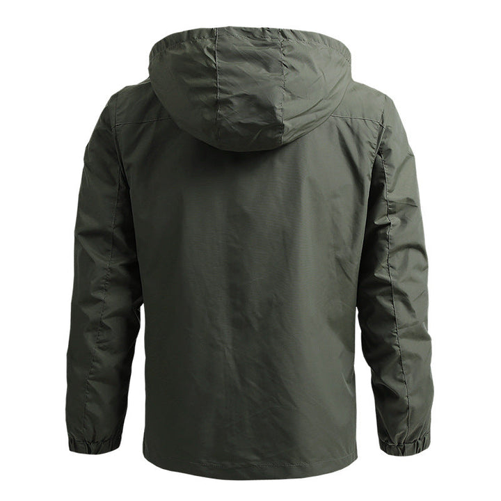 Waterproof Mens Tactical Jacket - Hooded, Lightweight