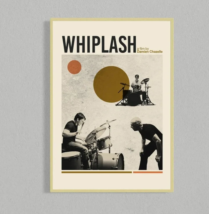 Retro Movie Poster Canvas Collage Mid Century Wall Art