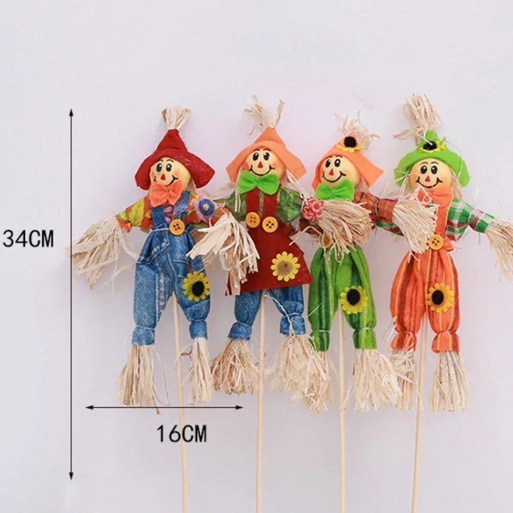 Scarecrow Decoration For Garden And Yard Outdoor Halloween Decor Autumn Harvest Festive Accent