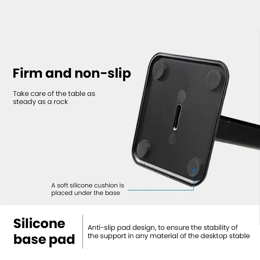Non-Slip Aluminum Headphone Stand Rack - Universal Holder for AirPods Max, Beats, Bose, Sony