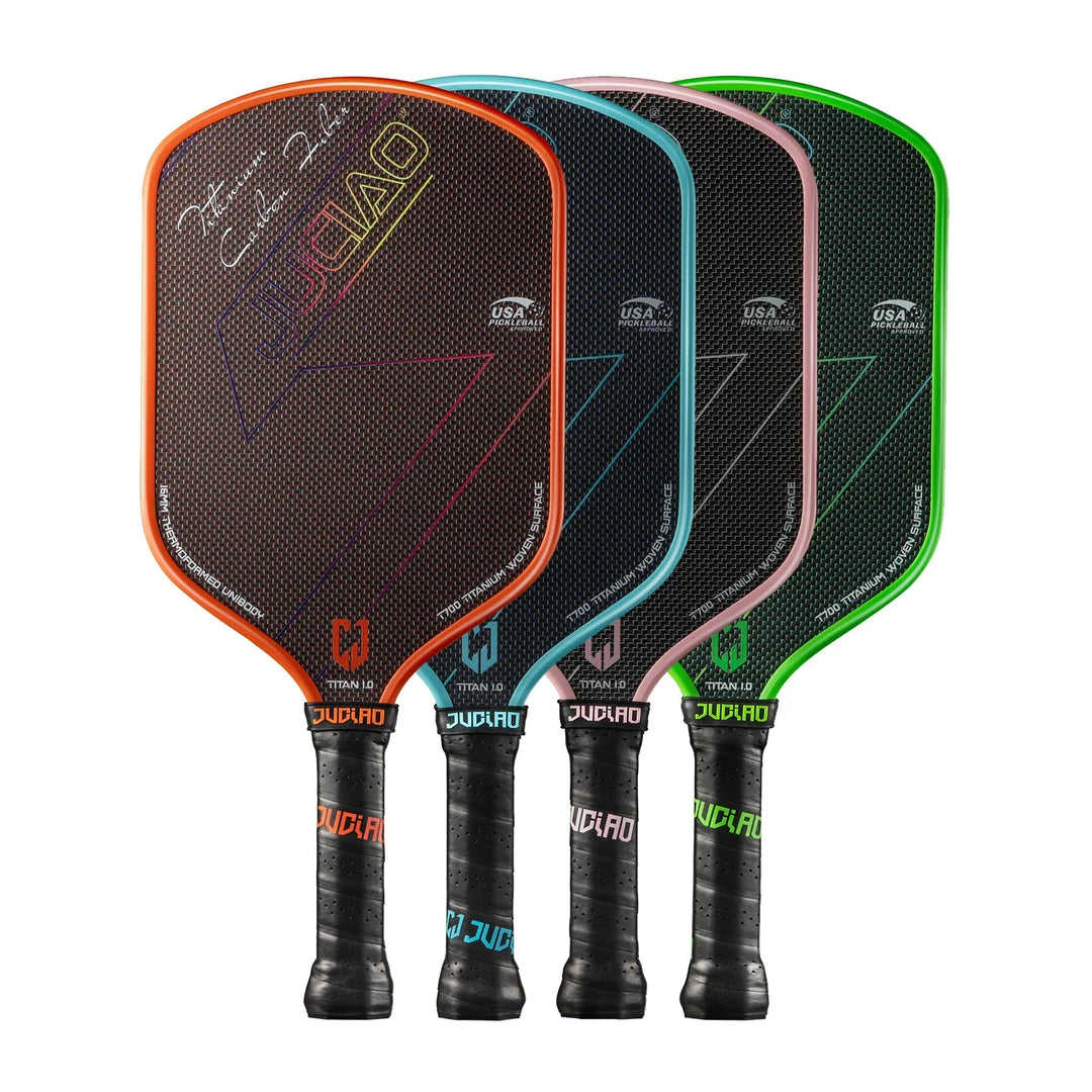 Carbon Fiber Pickleball Paddle with Foam Injected Edges for Enhanced Spin and Control, Lightweight and Durable Pickleball Equipment
