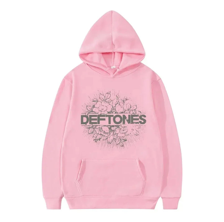 Oversized Unisex Hoodie - Retro Punk, Polyester, Street
