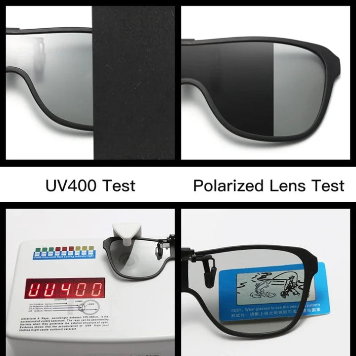 Clip On Sunglasses Polarized Flip Up Driving Glasses Mirror Lens Outdoor UV Protection Summer 2026