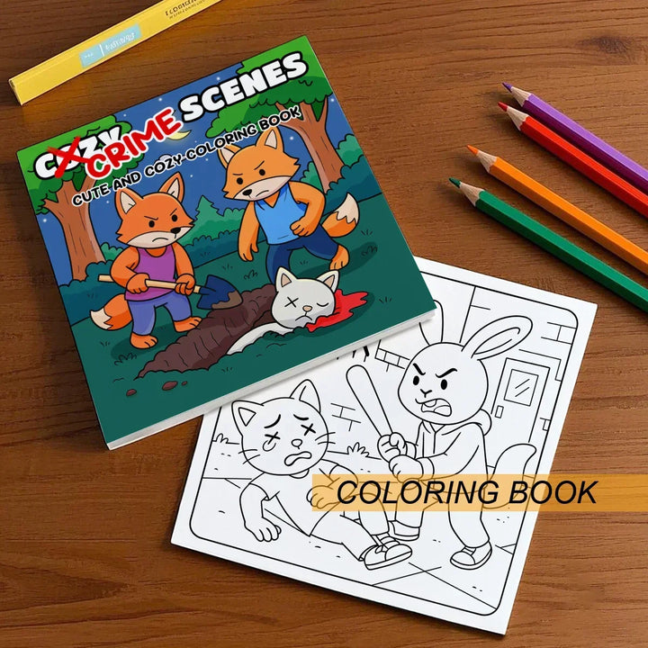 colouring Book Halloween Theme For All Ages Cute And Cozy Creepy Creatures 24 Page Edition Fall 2025 Gift Idea