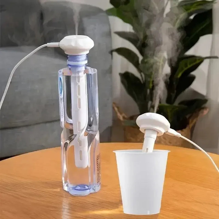 Super Quiet Portable Mist Humidifier for Office, Bedroom, Car, Adjustable Length, No Water Bottle Needed