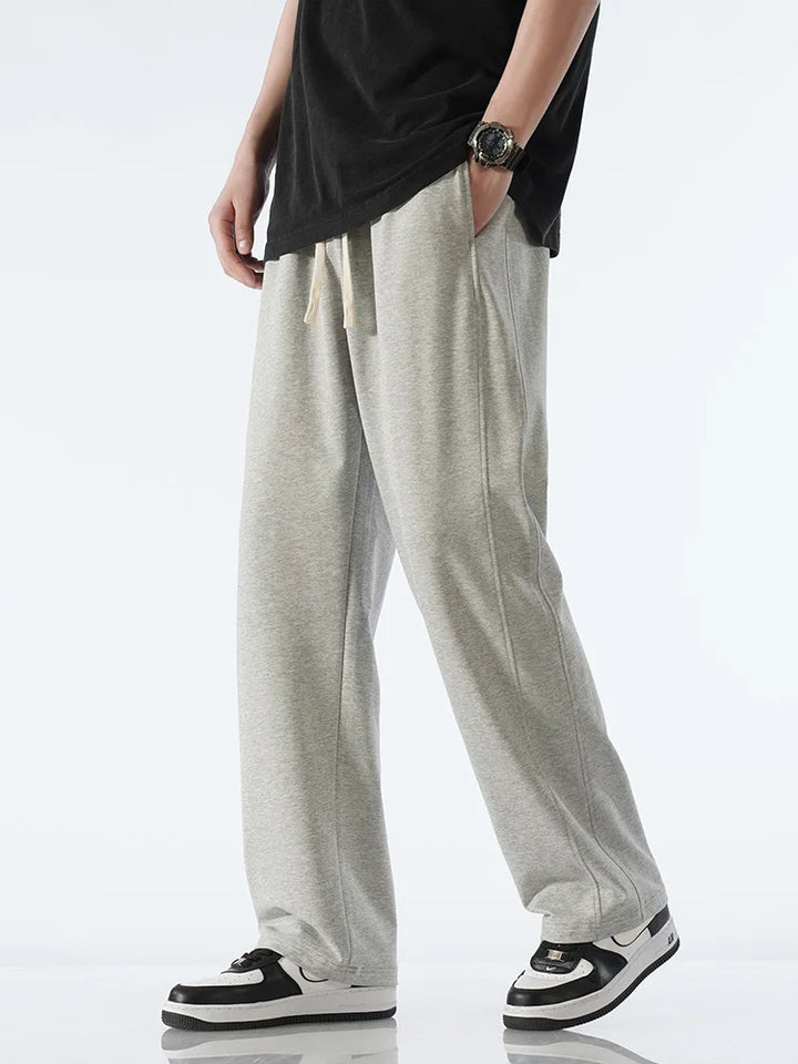 Premium Cotton Joggers for Men and Women, Lightweight Breathable Track Pants with Adjustable Fit, Casual and Sporty Style