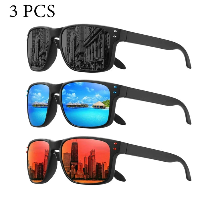 Polarized Sunglasses 4-Pack Unisex UV400 Driving Night Vision TR Frames Summer 2026 Gift