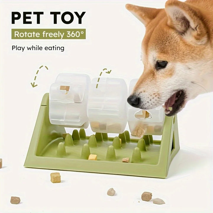 Dog Puzzle Feeder Interactive Dispenser Fall 2026 Gift Idea Leak Proof Durable PP Plastic