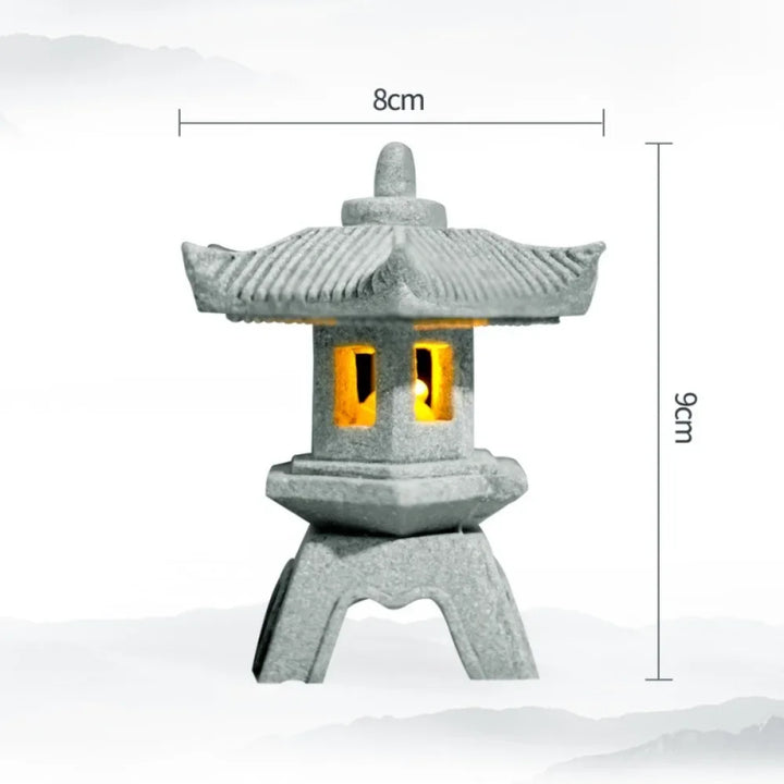 Pagoda Lantern Garden Statue Zen Yard Light Miniature Lamp for Micro Landscape Decor Fall 2026 Trend