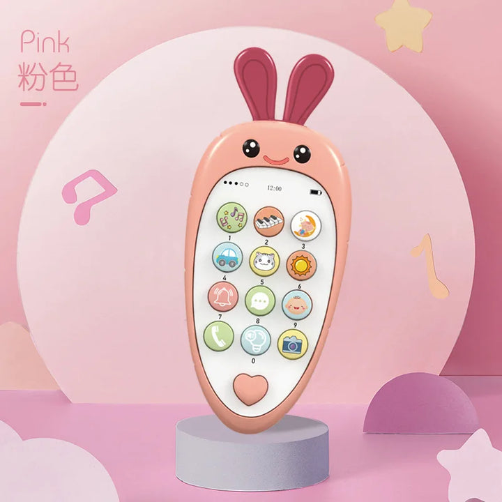 Musical Baby Phone Toy with Teether - Early Learning Sound Telephone for Infants, Ideal Kids Gift for Sleep and Play