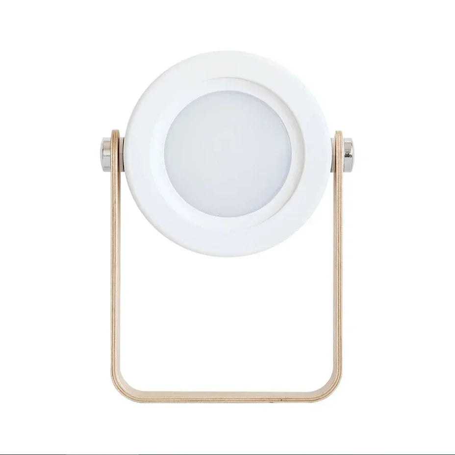 Creative Wood Handle Folding LED Night Light Lantern for Reading, USB Charging