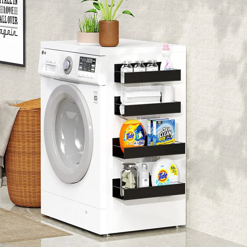 Magnetic Refrigerator Shelf Organizer Rack Space Saving