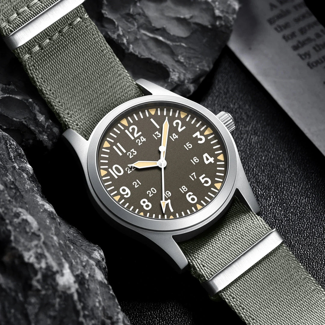 Military Quartz Field Watch 37mm Sapphire Fall 2025