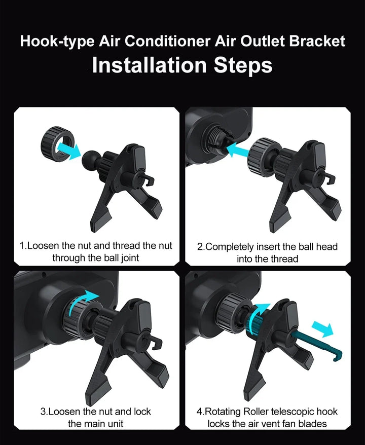 Wireless Car Charger Dual Coil Fold Screen Mount Fast Charge For Foldable Phones Air Vent Car Holder Fall 2026
