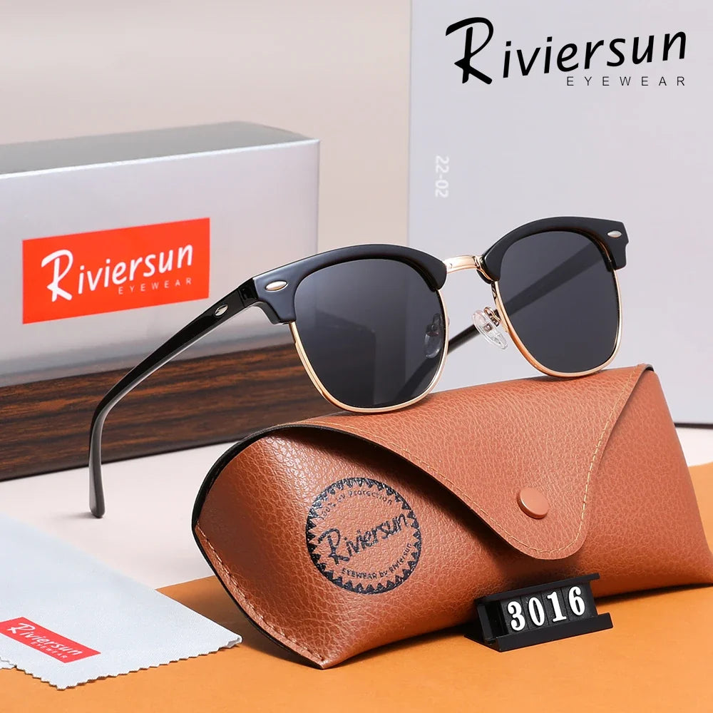 Sunglasses UV400 Polarized Square Frame – Unisex Outdoor Eyewear, TikTok Viral Fall 2026 Gift