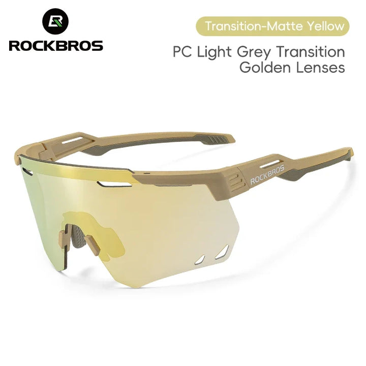 Cycling Glasses Unisex MTB Road Eyewear UV400 Polarized Photochromic Lenses, Fall 2026 Trend, All-Weather Eye Protection