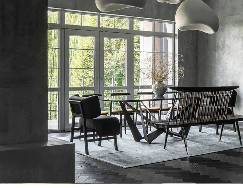 Japandi Pendant Ceiling Lamps Nordic Wabi Sabi LED Dining Room