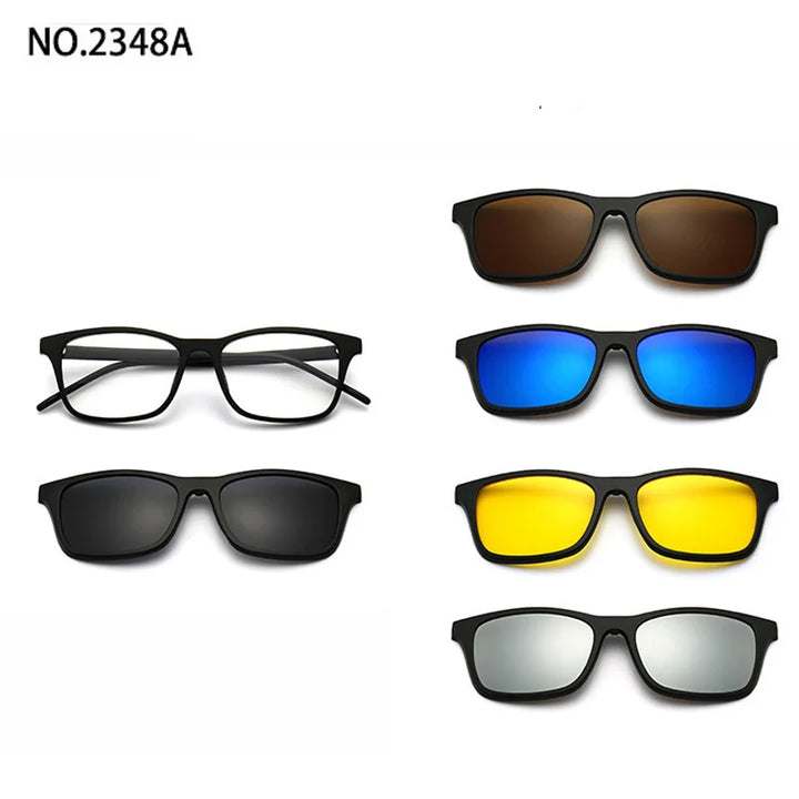 Magnetic Clip Sunglasses Interchangeable Lens Set 5 Lenses Polarized Prescription Ready Summer 2026 Gift