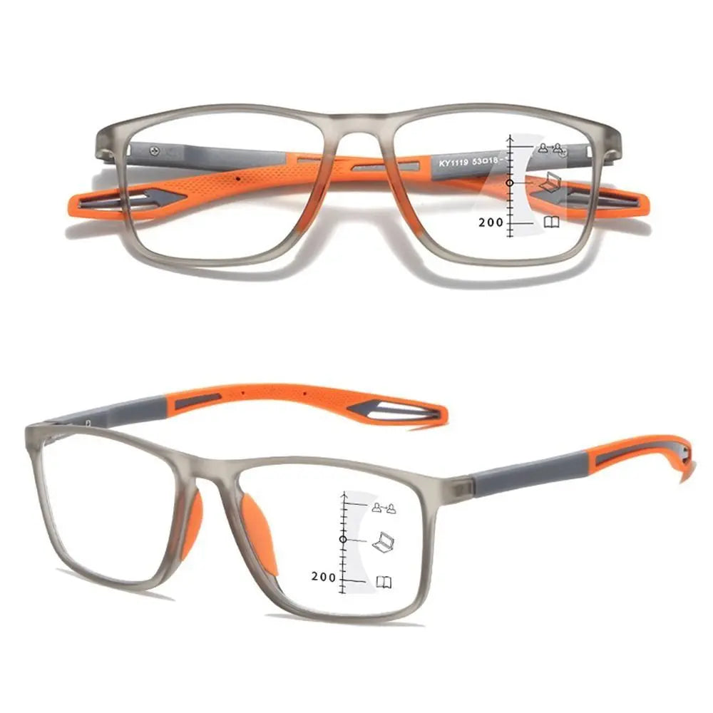 Anti-Blue Light Reading Glasses - Progressive Multifocal Eyewear, Ultra Light Frame, Back To School 2026