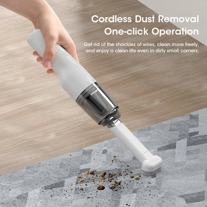 Rechargeable Handheld Car Vacuum Cleaner - Wireless Portable Dust Removal for Household Cleaning