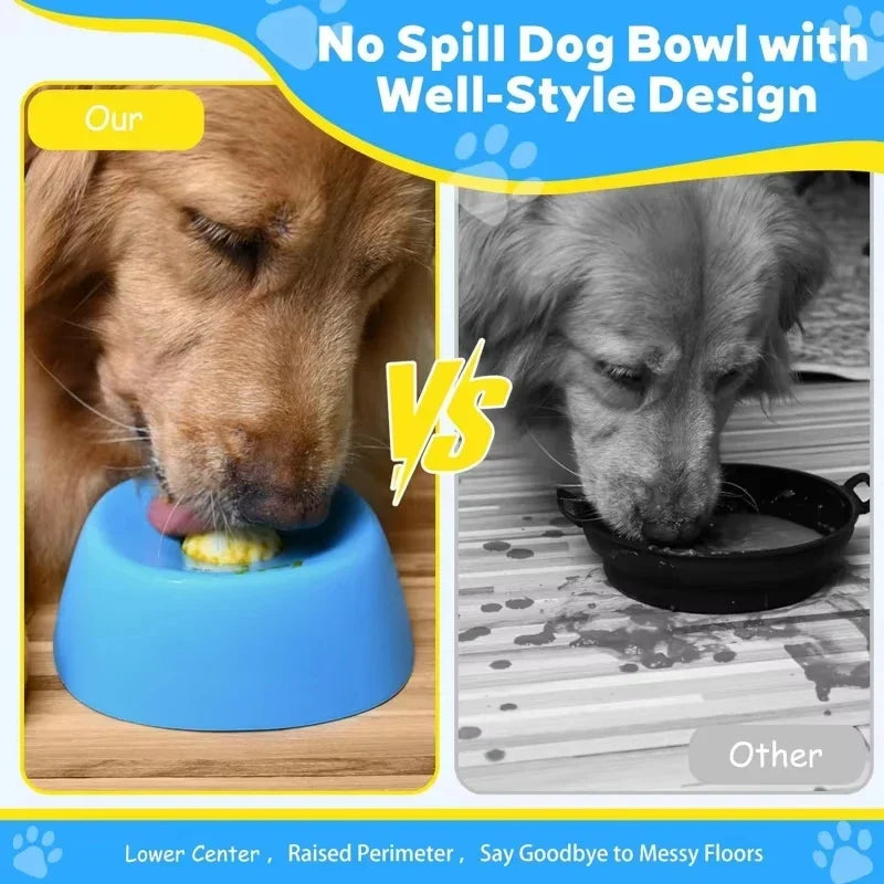 Anti-Slip Slow Feeder Dog Bowl – Ball-Shaped Lick Mat Anti-Choke Design, Pet Feeding Gift 2026