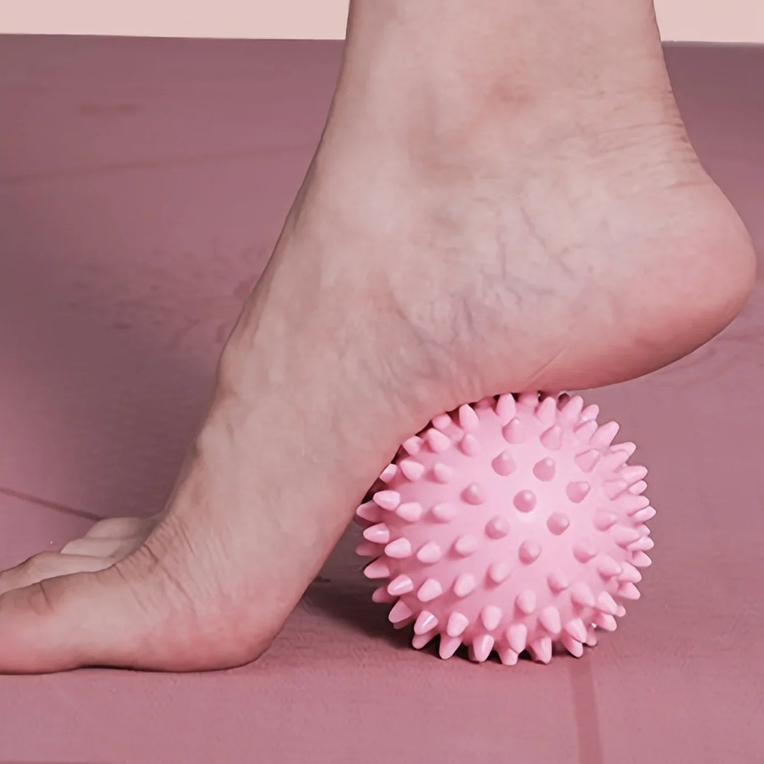 Small PVC Fitness Ball - Yoga Massage Roller for Leg &amp; Neck Muscle Relaxation, Fitness Equipment