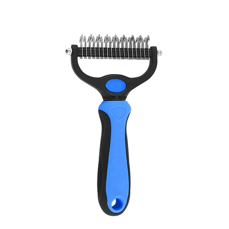 Pet Grooming Care Deshedding Brush for Dogs &amp; Cats - Fur Remover &amp; Knot Cutter Comb