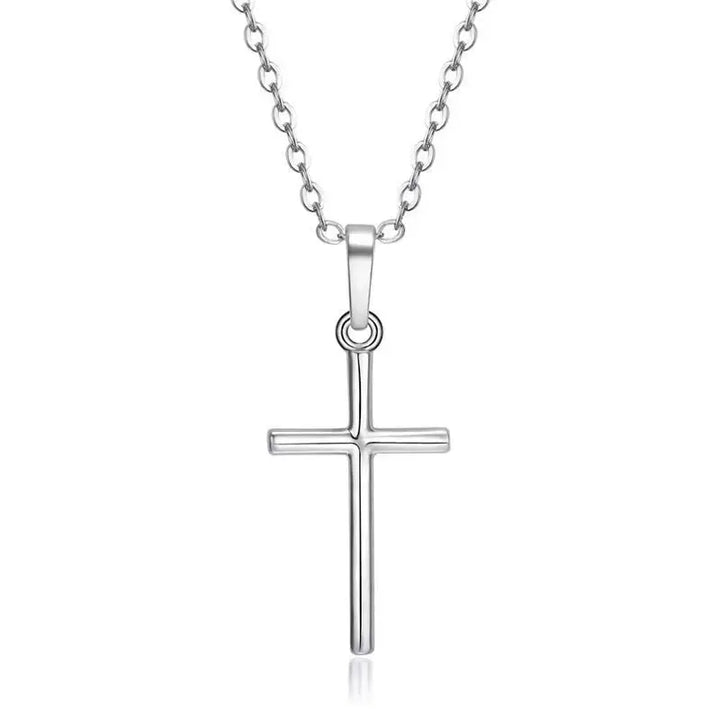 Cross Necklace Pendant Jewelry Unisex Long Chain Christian Charm Gift Idea Summer 2026 Trend