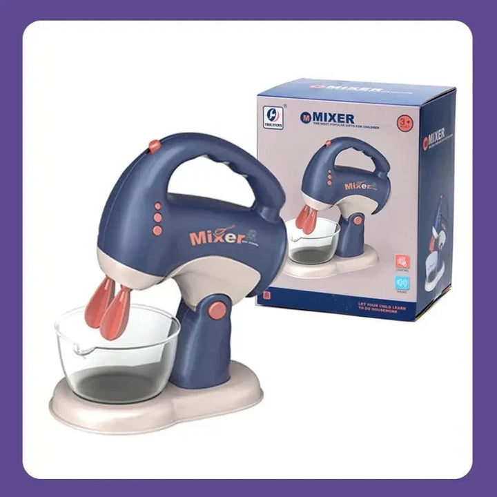 Pretend Kitchen Playset - Electric Vacuum, Juicer, Washing Machine &amp; Water Sweeper Toys for Kids