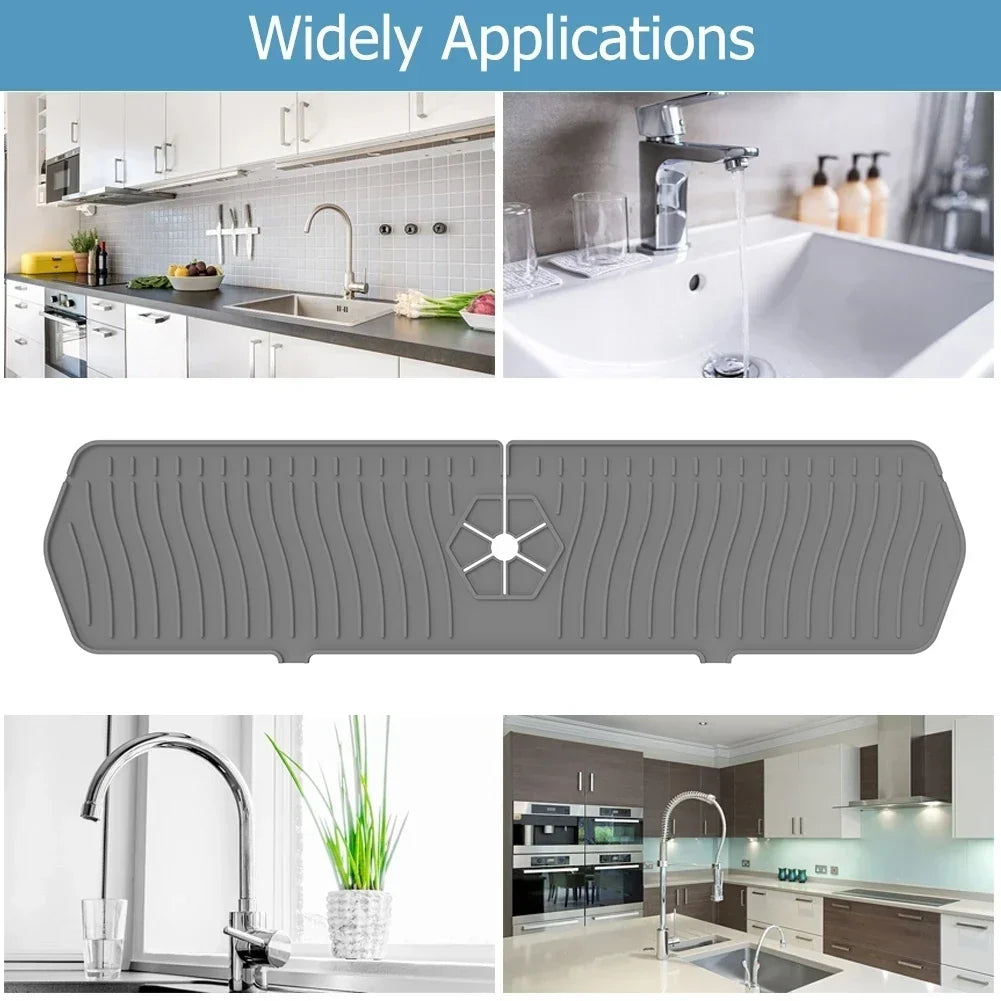 Sink Splash Guard Silicone Mat Countertop Protector