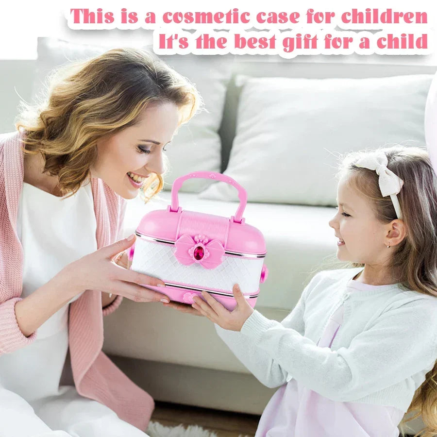 Kids Makeup Kit Toy Set Washable Pretend Play Makeup Back To School 2025 Gift Idea