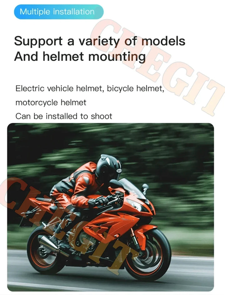 Action Camera Mini 4K 1080P Helmet And Bike Mount WiFi Full HD Sports Cam Summer 2026 Gear For Action Sports